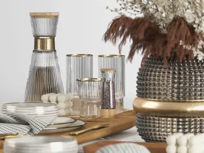 tableware set16 3D model