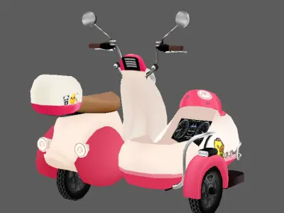 Electric Vehicles  Low-poly 3D model