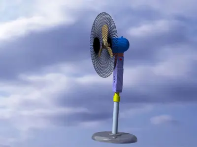 3D Fan Model in Catia V5 3D model