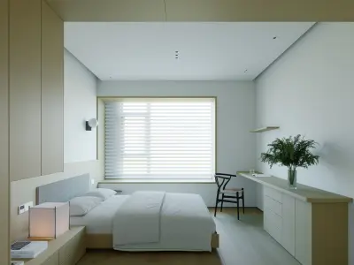 Bedroom interior scenes 3D model get