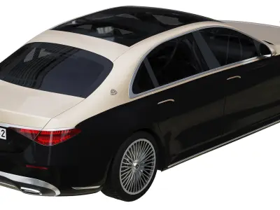 Mercedes-Benz S-Class Maybach 2021 3D model