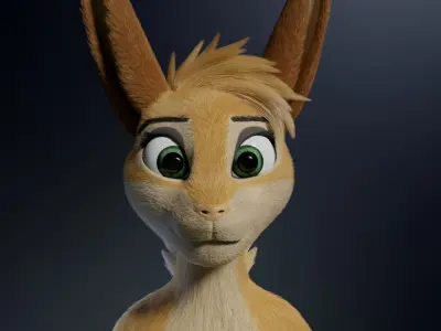 Alexa Anthro Rabbit 3D model