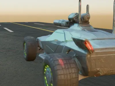 laser  car   3D model