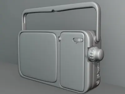 Brand portable receiver 7 3D model