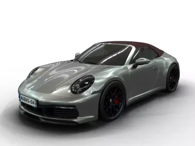 Porsche 992 3D model