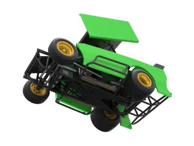 New Zealand Modified Stock car Version 2 Scale 1 to 25 3D print model