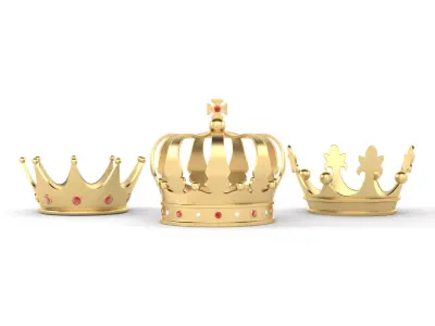 Golden Crown 3D model