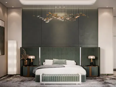 Modern Luxury Bedroom 3D model