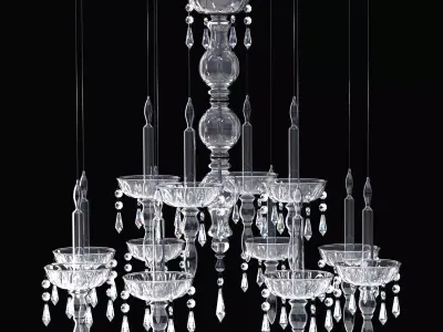 Light4 Limelight chandelier 3D model