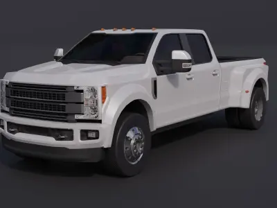 Generic Pickup Truck Low-poly 3D model