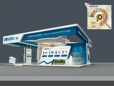 Exhibition - Area - 12X12-3DMAX2009-04 3D model