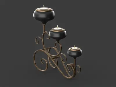 Candle Stand 3D model