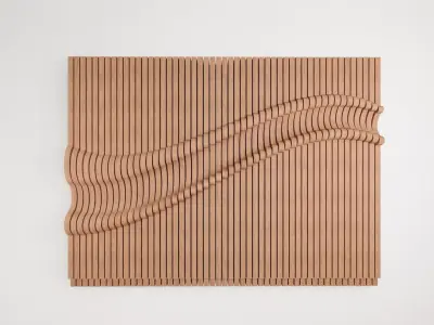 3D Parametric Wall Panel  3D print model