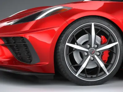 Chevrolet Corvette C8 Stingray CG 2020 3D model