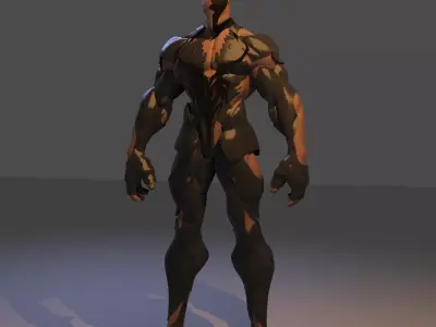 3D Medieval Knight Armor  Low Poly  Game Ready 3D model