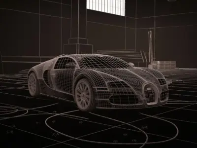 Bugatti Veyron 3D model