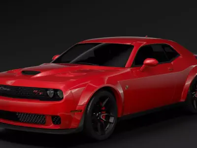 Dodge Challenger RT Scat Pack Widebody LC 2020 3D model