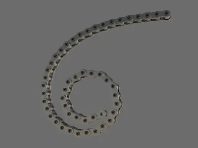 Modular Chain Link Free low-poly 3D model