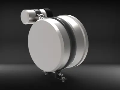 Tachometer Orlan Rober Mid-High Poly Low-poly 3D model