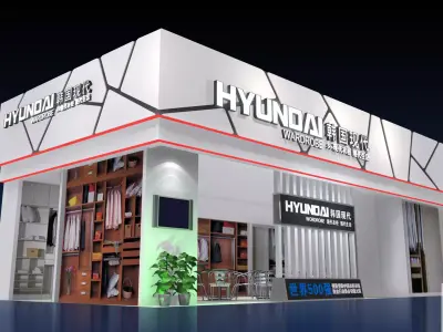 Exhibition - Area - 12X6-3DMAX2009-016 3D model