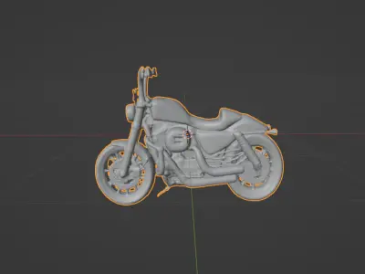 Harley softail streetbob 2019 3D print model