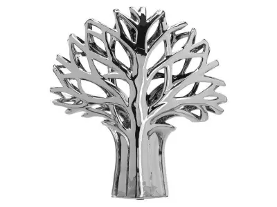 Silver Findlay Cut-Out Tree Sculpture 3D model