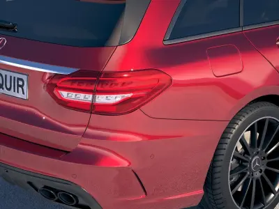 Mercedes C-class Estate AMG 2019 3D model