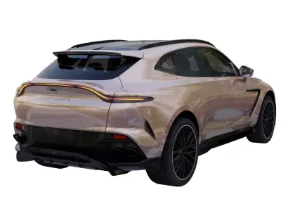 Aston Martin DBX 707  Low-poly 3D model
