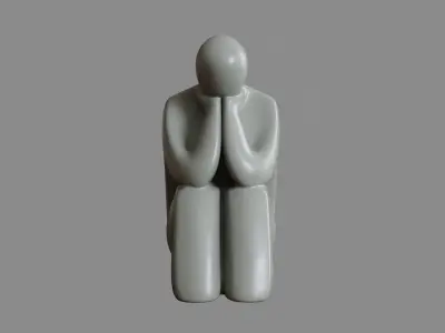 Think Figurine Decoration 3D model