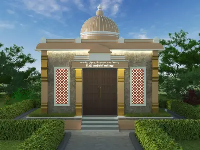 Mermorial Hall 3D Model 3D model