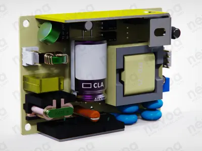  65W Single Output Switching Power Supply - EPS - 65S  3D model