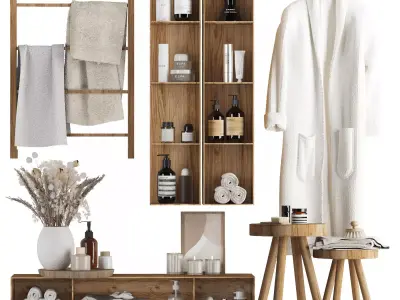 Bathroom accessories-H01 3D model