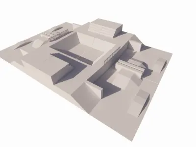 Skatepark-Skate Park PACK 3D model
