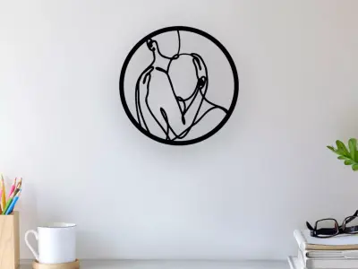 Abstract Wall Art 3D print model 33