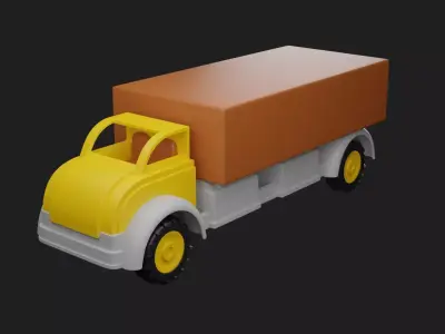 Truck Toy 3D Model 3D print model