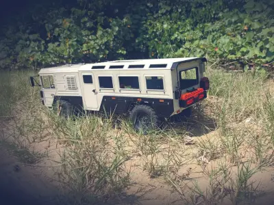 Crawler Cat 1 Expedition Cab - 1-10 RC body attachment 3D print model