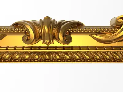 Carved Picture Frame 3D model