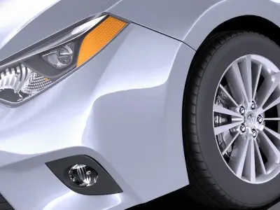 Toyota Corolla LE 2016 USA VRAY 3D model