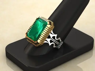 men ring size 65 3D print model