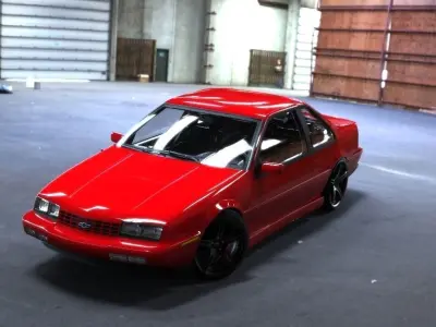 Chevrolet Beretta Low-poly 3D model