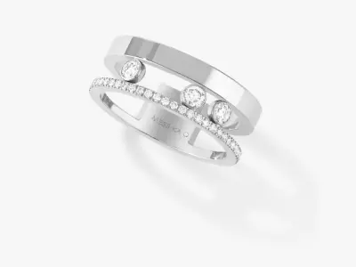 Fashion Messika RING 3dm and STL formats 3D print model 3D print model