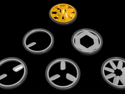 Modular - Rim Driven - Electric Thruster 02 - Concept 3D print model