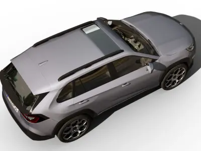 Generic SUV v16 Low-poly 3D model