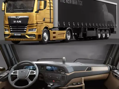 MAN NEW TGX 3D model