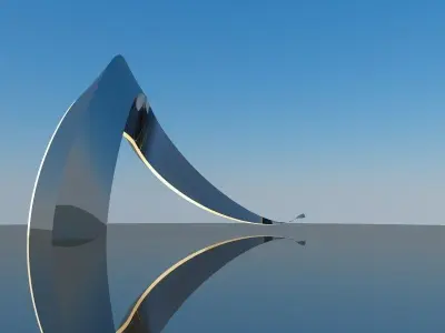 Concept sculpture 3D model