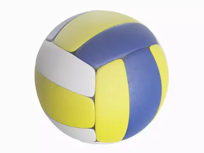  Volleyball Ball 03 Low-poly 3D model
