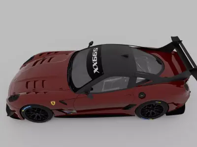 Ferrari 599XX Evo 3D model