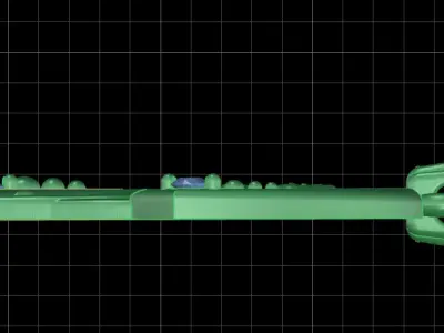 Gemini Harmony Golden Zodiac Twins Pendant 3D print model