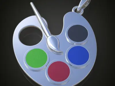 My Exclusive Pendant  3D 0092 printable model9 3D print model
