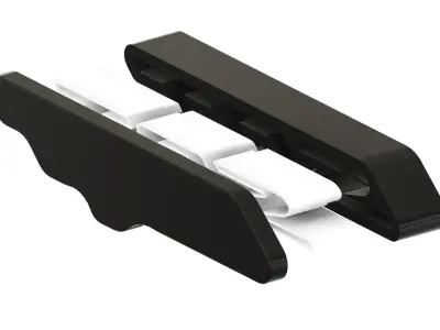 SRT Logo for Bumper whit LED Two Avaiable Versions 3D print model